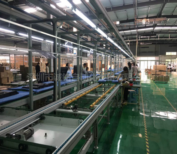 電視機一體裝配線（自動化組裝線）