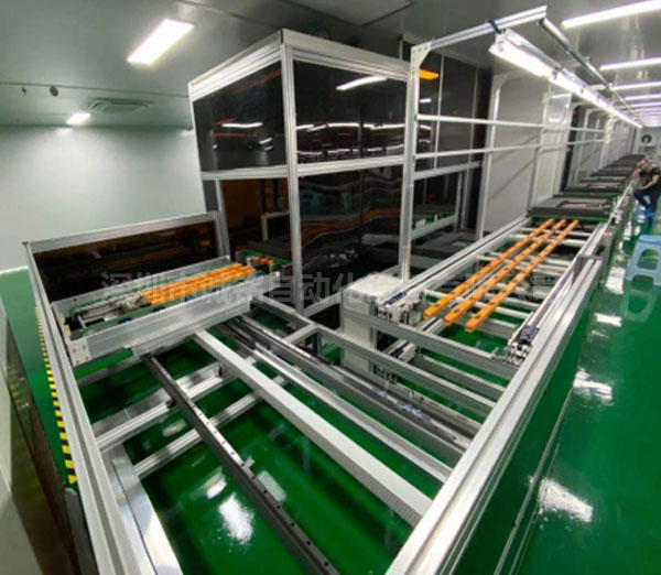 電視機一體裝配線（自動化組裝線）